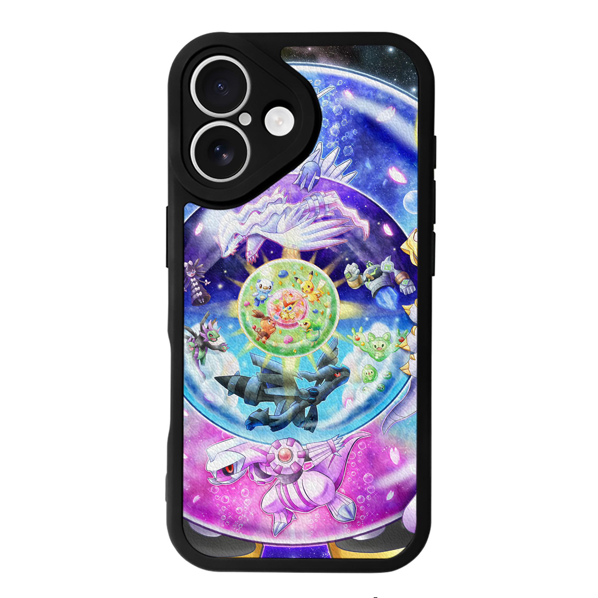（画像用） ポケットモンスター Pokémon 【iPhone 16シリーズ対応】シリコンスマホケース（レザー調） 材質：シリコン